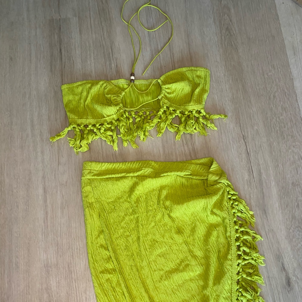 Vibrant Fringe Two-Piece Set